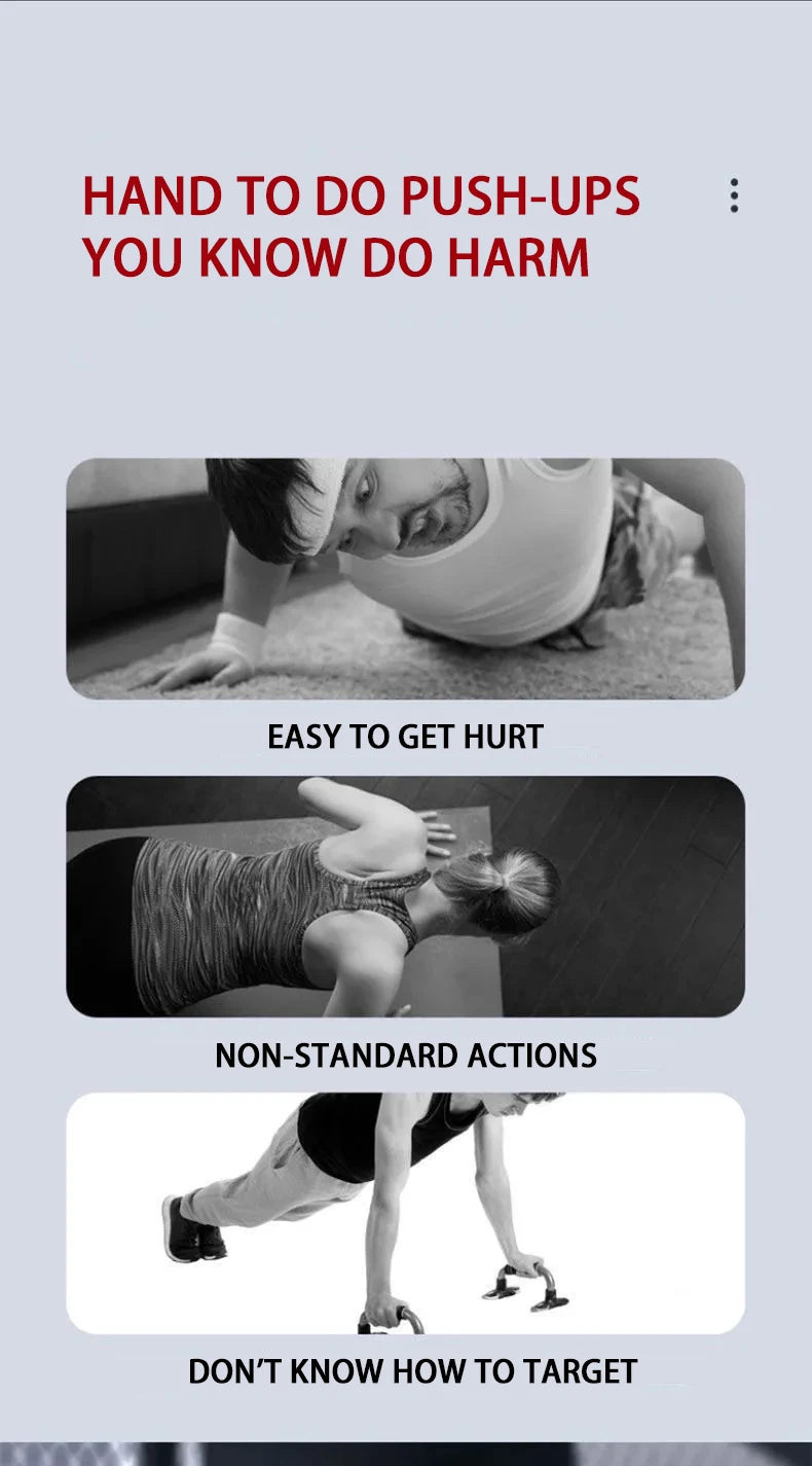 Portable Foldable Push-Up Board – Multifunctional Fitness Bar