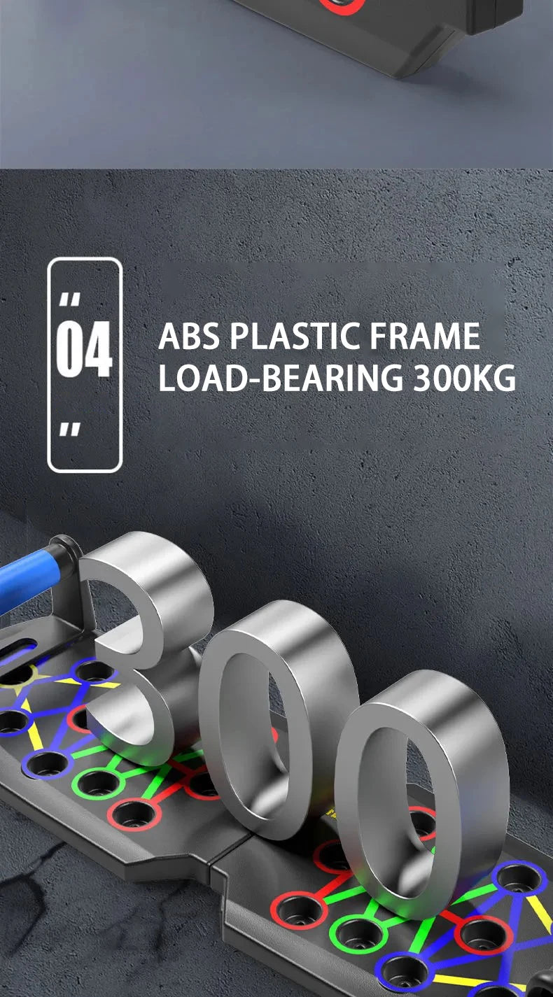 Portable Foldable Push-Up Board – Multifunctional Fitness Bar