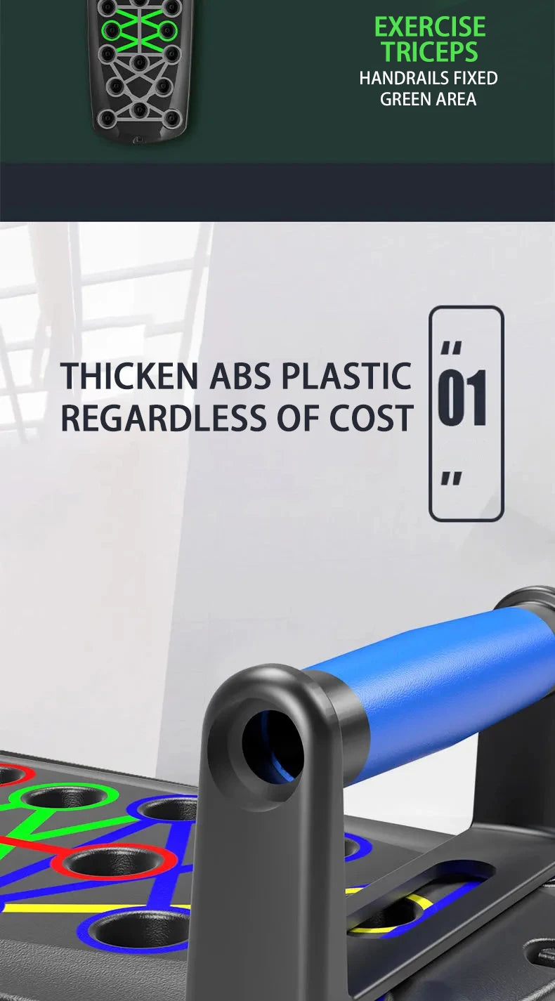 Portable Foldable Push-Up Board – Multifunctional Fitness Bar