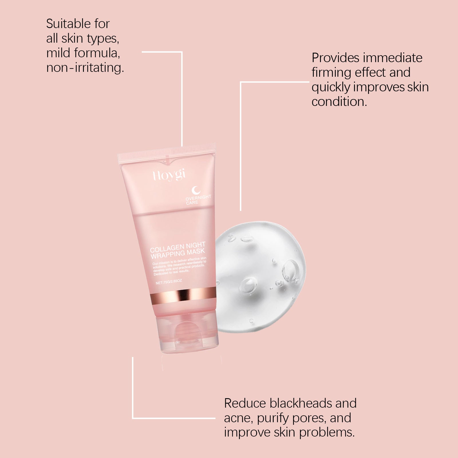 Collagen Overnight Peel-Off Facial Mask – Korean Night Care