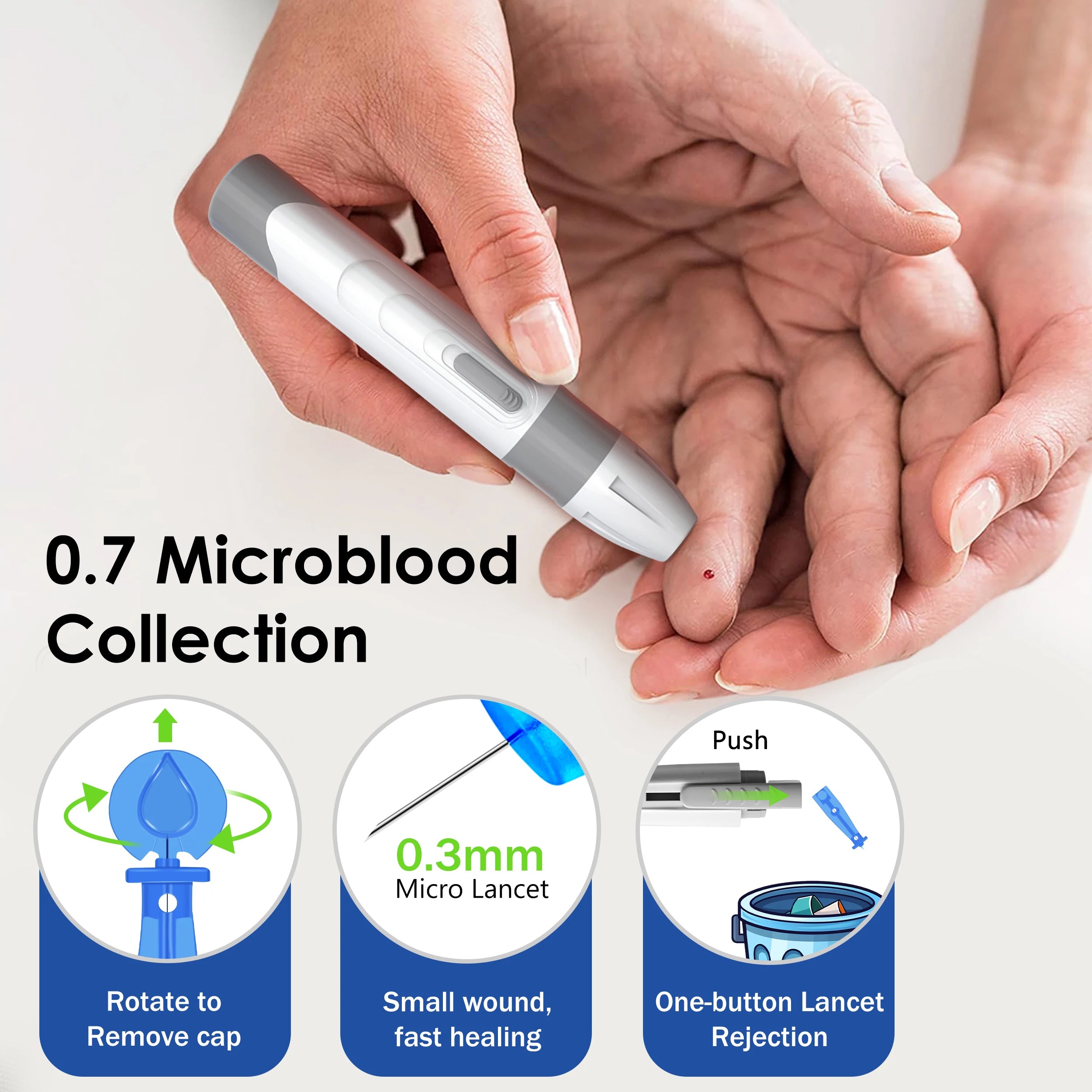 G-425-3 Blood Glucose Monitor – Complete Diabetes Kit