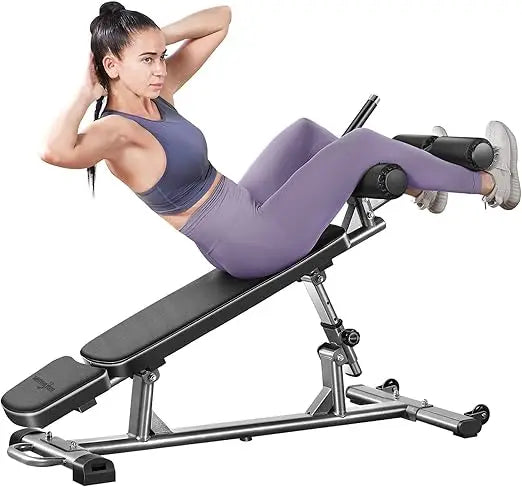 Adjustable Sit-Up & Weight Bench – 4 Heights