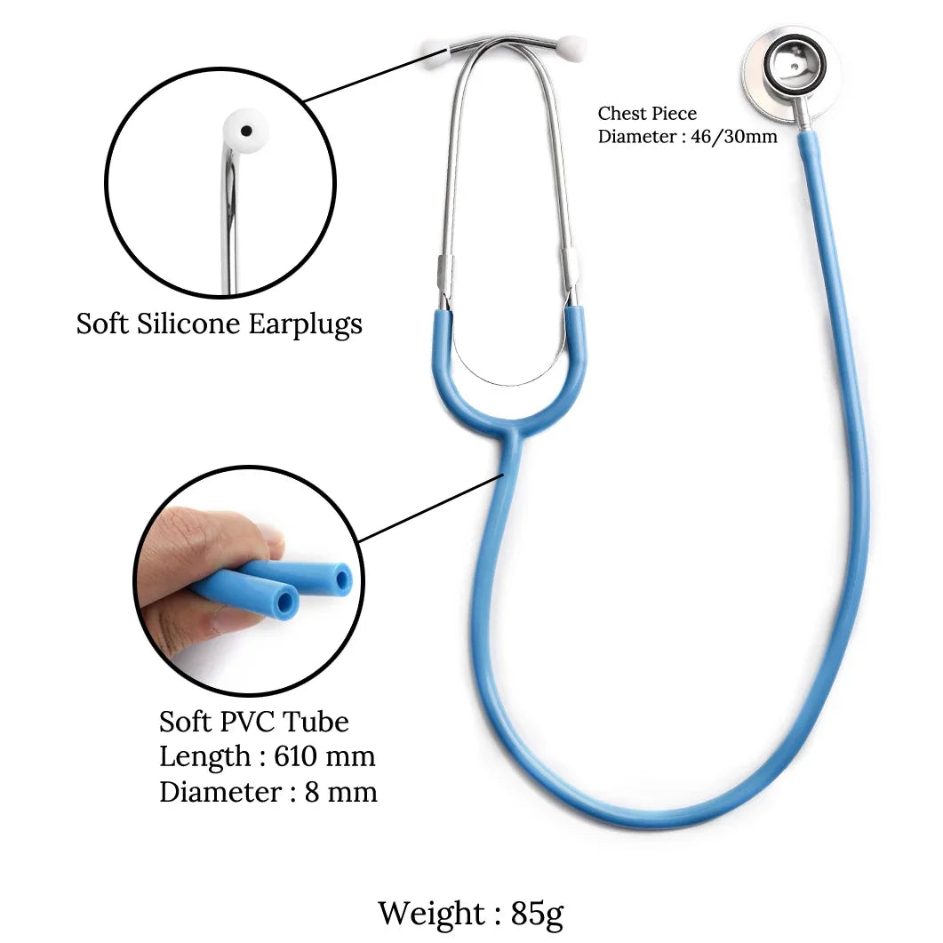 Dual-Head Professional Stethoscope – Medical & Cardiology
