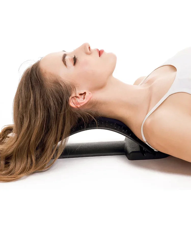 Adjustable Back Stretcher – Lumbar & Cervical Spine Massager