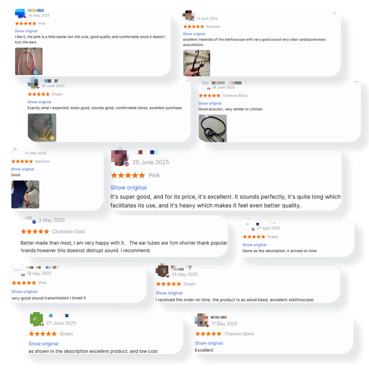 Double-Sided Professional Stethoscope – Cardiology