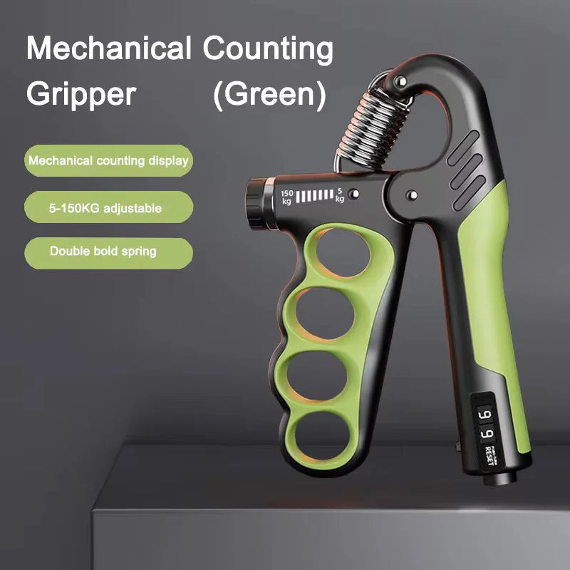 Adjustable Hand Grip Strengthener – 5–150kg Resistance