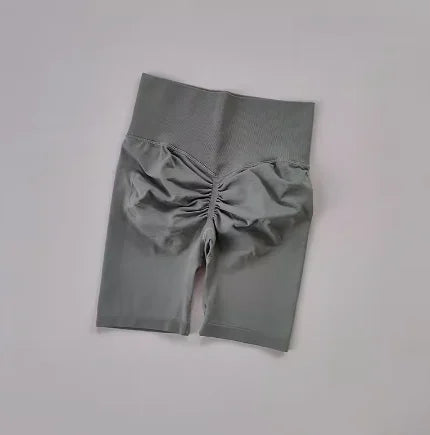 Women’s High-Waist Yoga Shorts – Hip Push-Up
