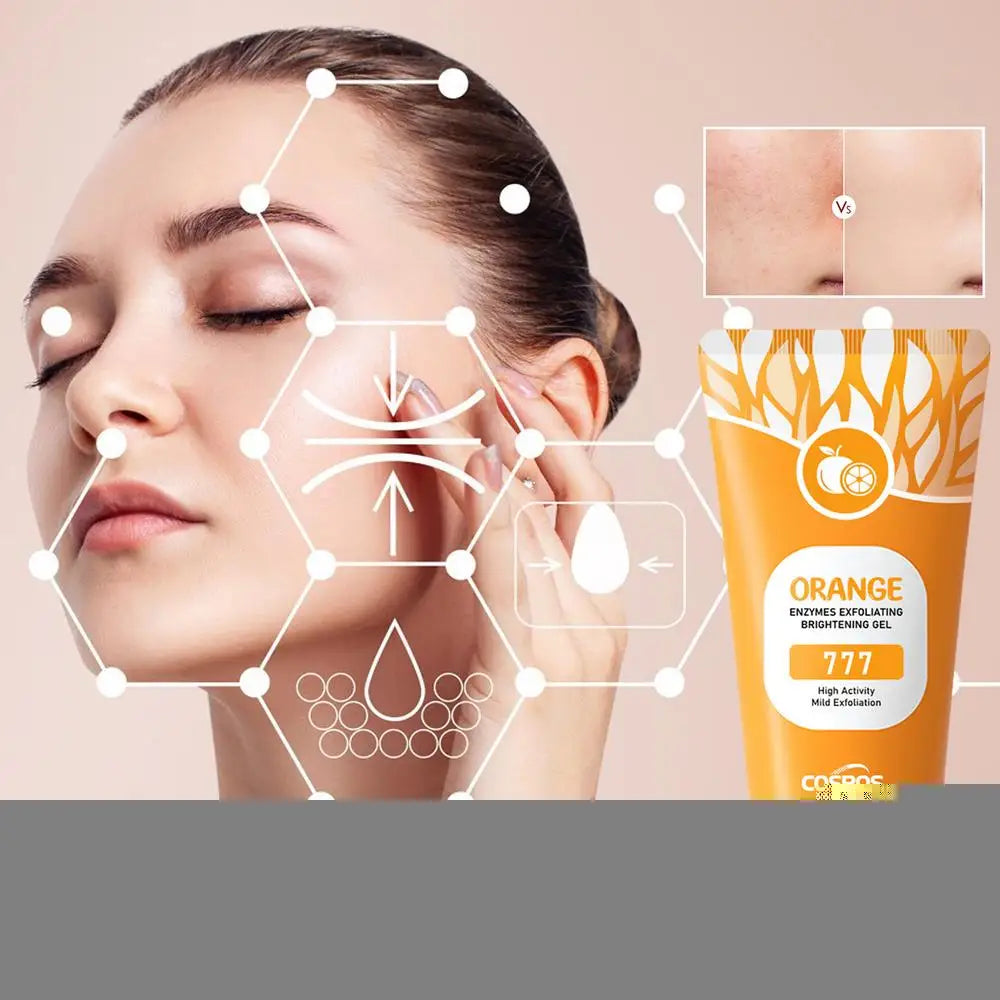 Orange Exfoliating Gel – Facial & Body Scrub 50g