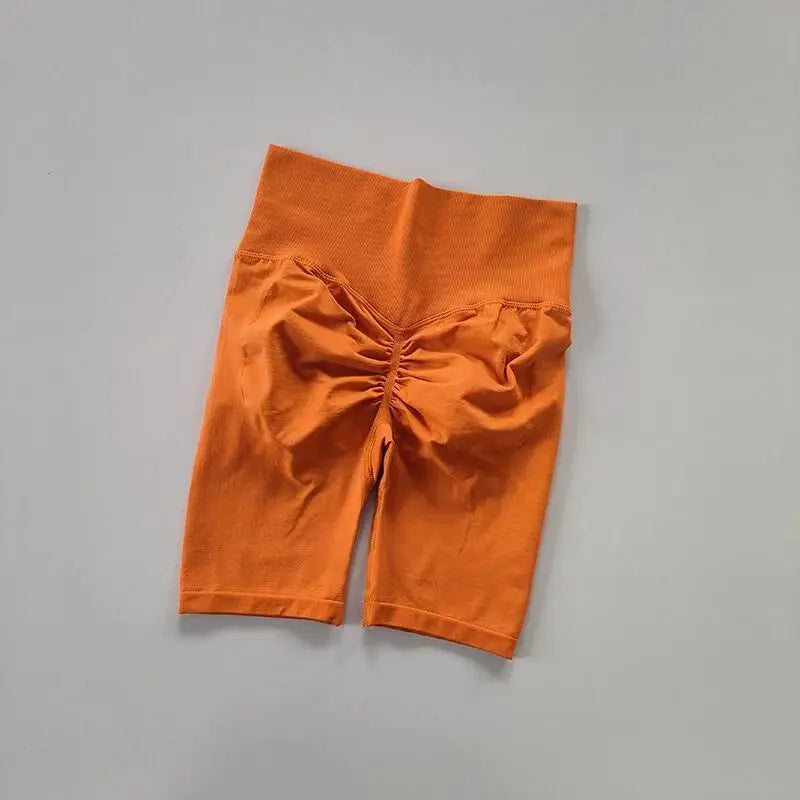Women’s High-Waist Yoga Shorts – Hip Push-Up