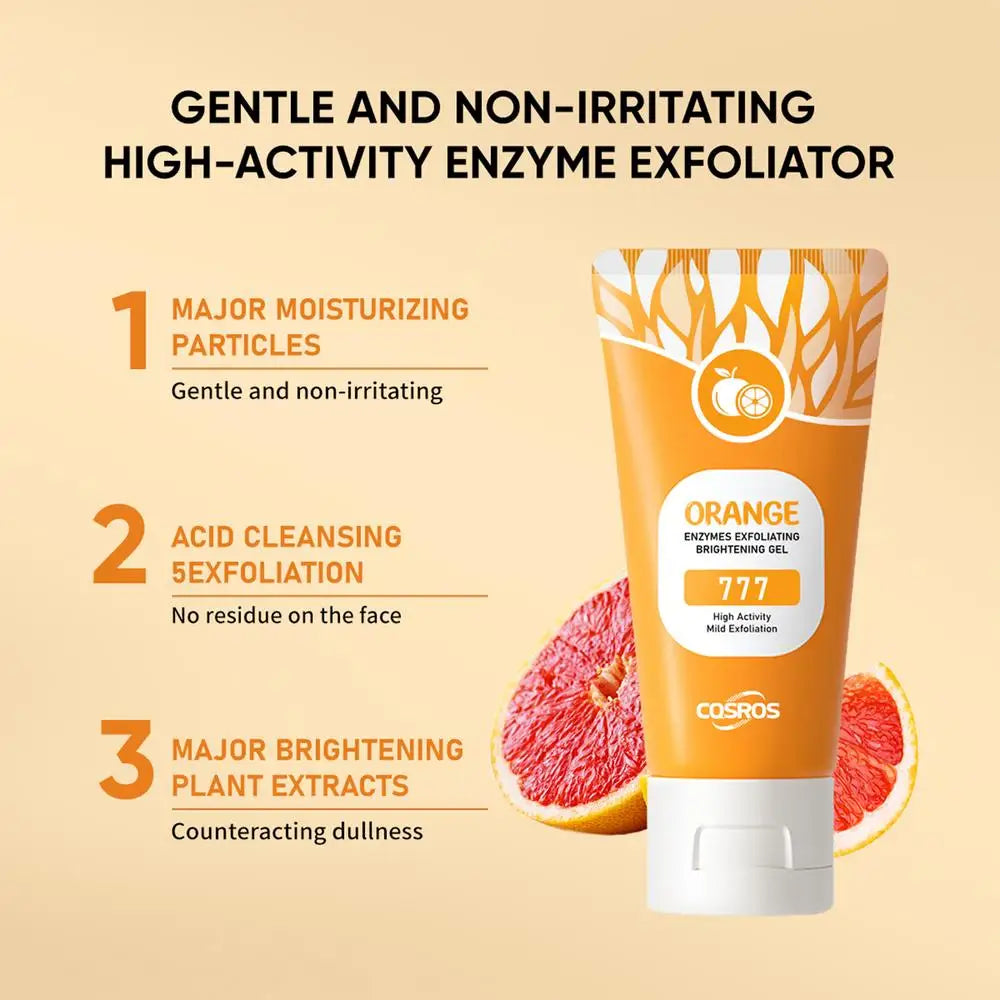 Orange Exfoliating Gel – Facial & Body Scrub 50g