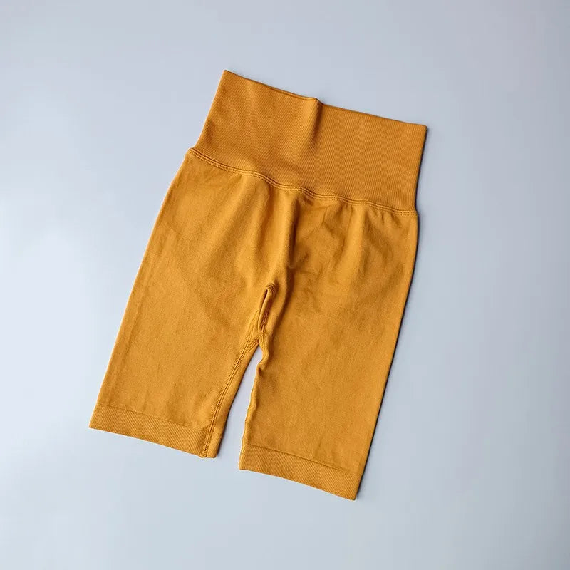 Women’s High-Waist Yoga Shorts – Hip Push-Up