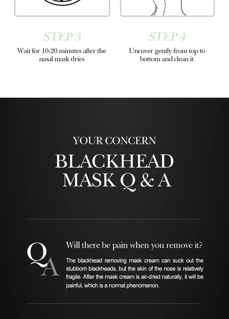 Bamboo Charcoal Blackhead Remover Peel-Off Mask