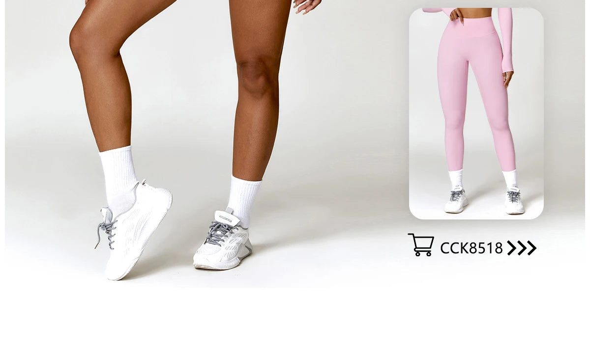 Women’s Quick-Dry Sports Crop Top – Long Sleeve