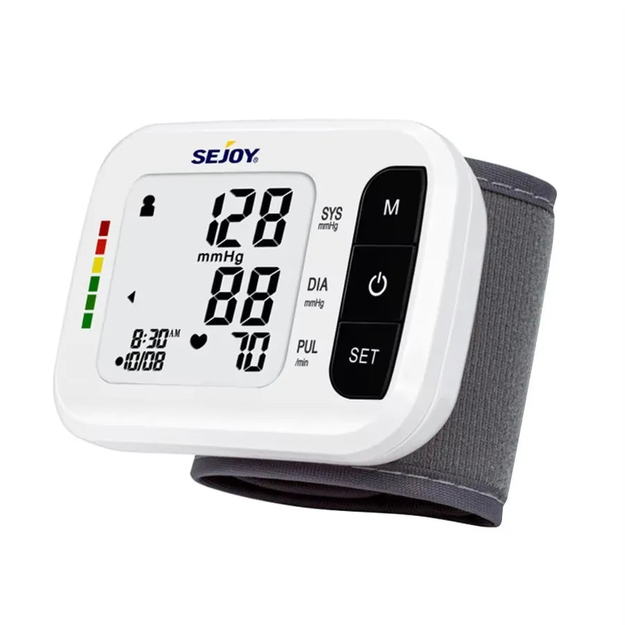 Digital Wrist Blood Pressure Monitor – Electronic BP Meter