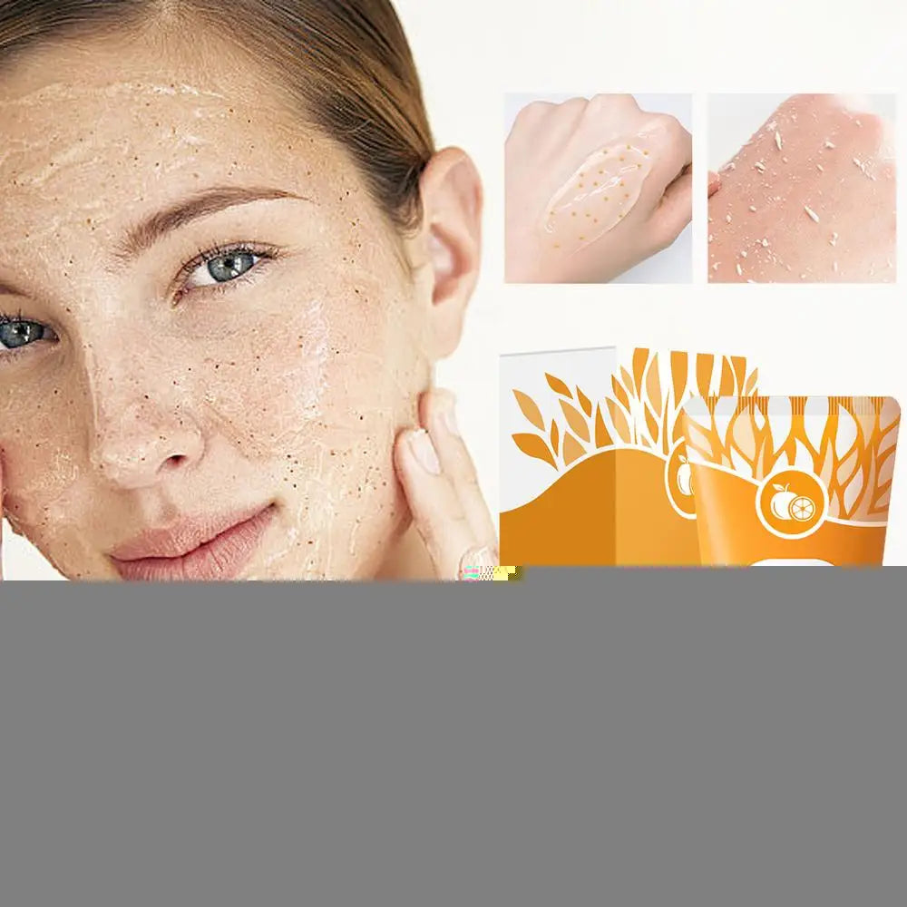 Orange Exfoliating Gel – Facial & Body Scrub 50g