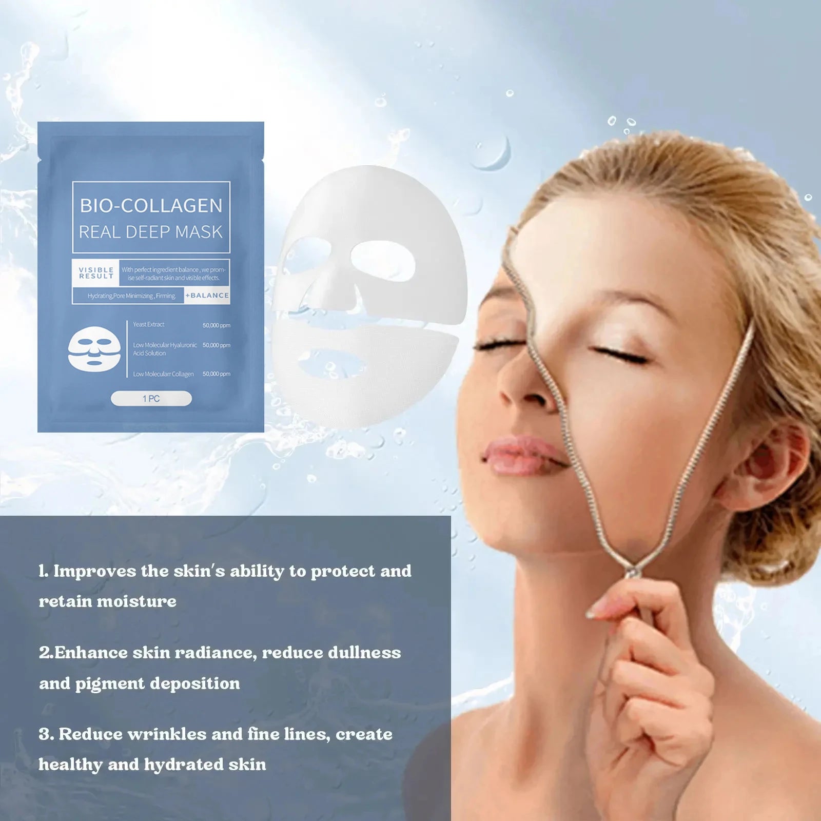 Bio Collagen Face Mask – Anti-Aging & Firming