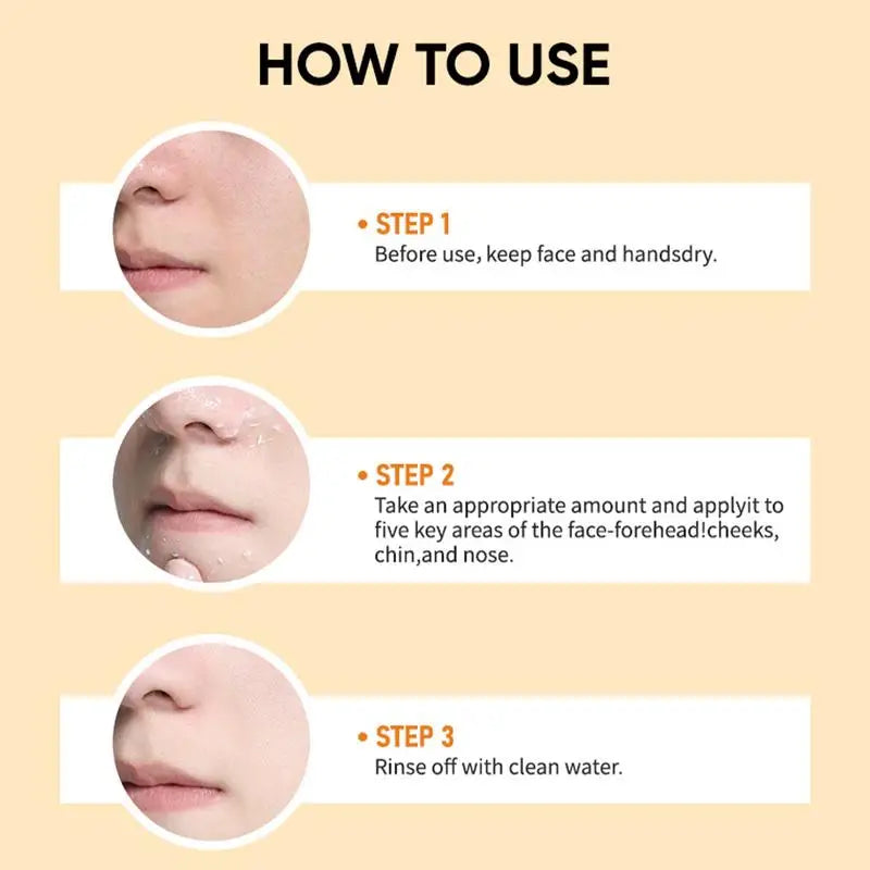 Orange Exfoliating Gel – Facial & Body Scrub 50g