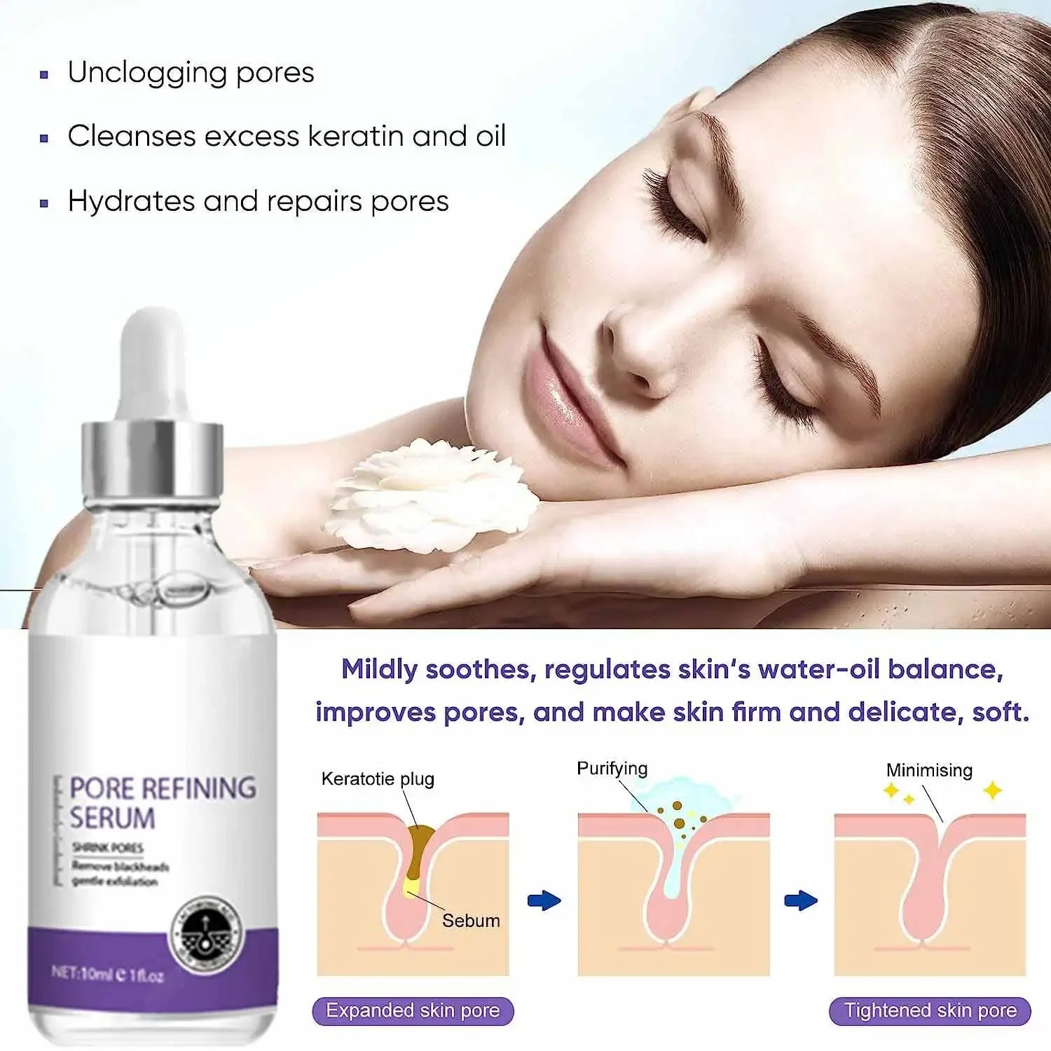 Pore Shrinking Face Serum – Tightening & Minimizing