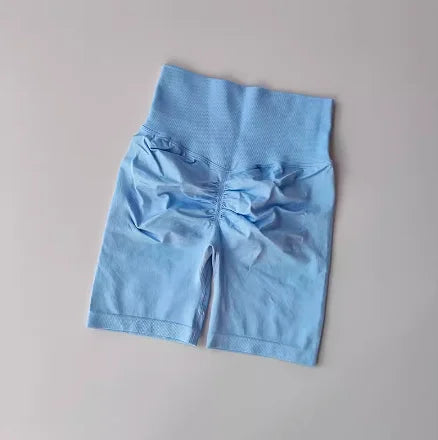 Women’s High-Waist Yoga Shorts – Hip Push-Up