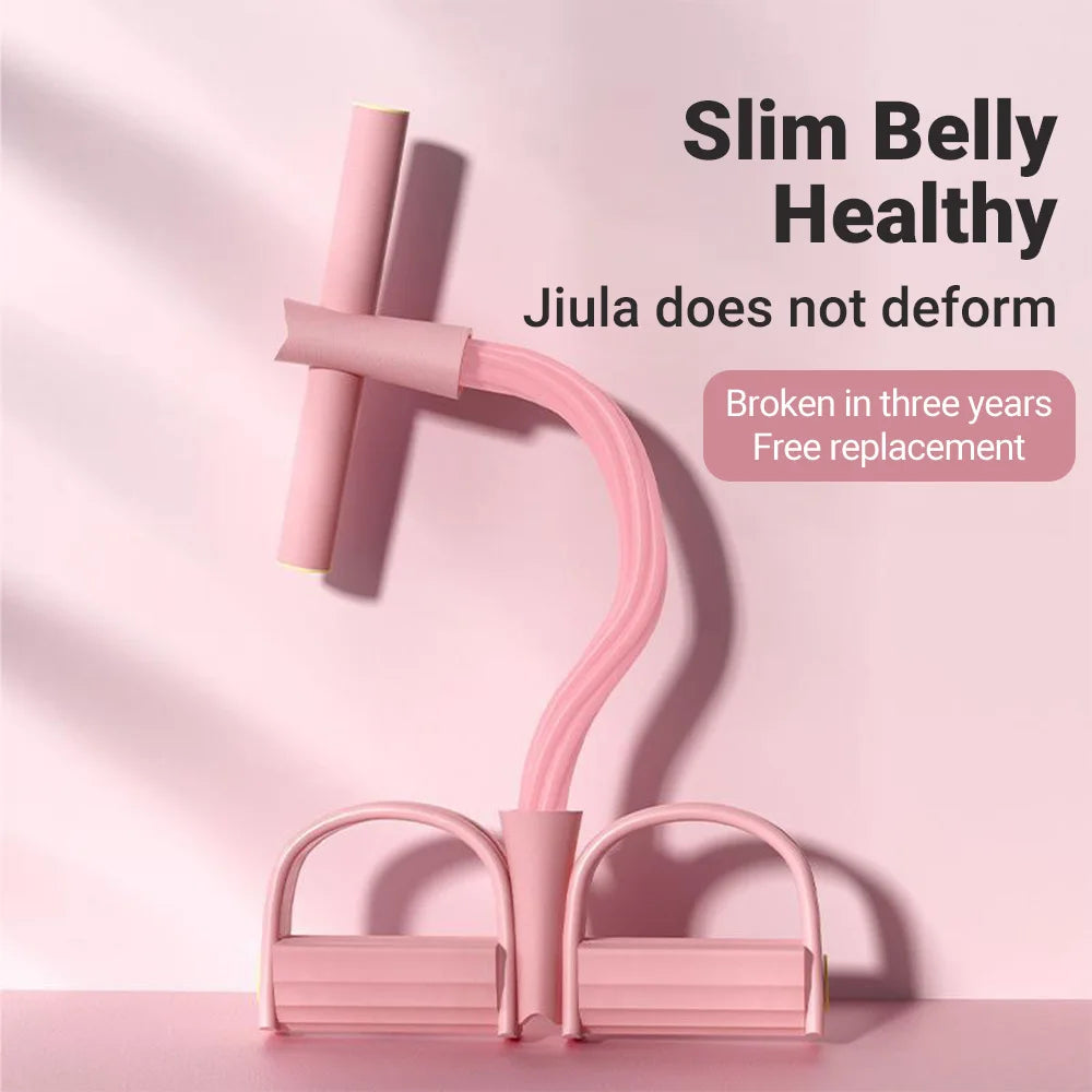 6-Tube Resistance Bands with Pedal Puller – Multi-Function