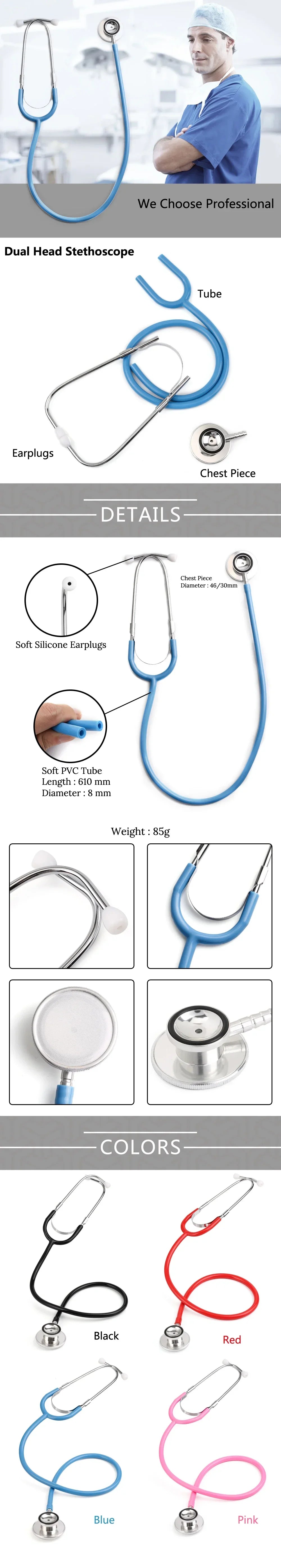 Dual-Head Professional Stethoscope – Medical & Cardiology