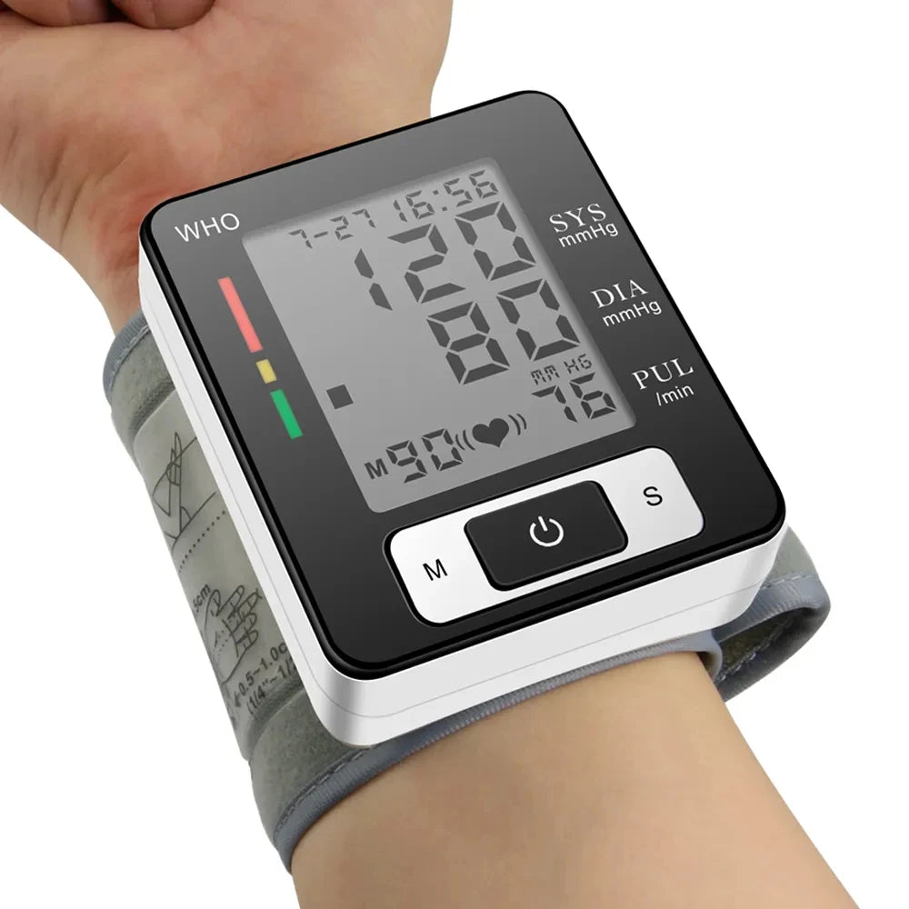 High-Accuracy Digital Wrist Blood Pressure Monitor