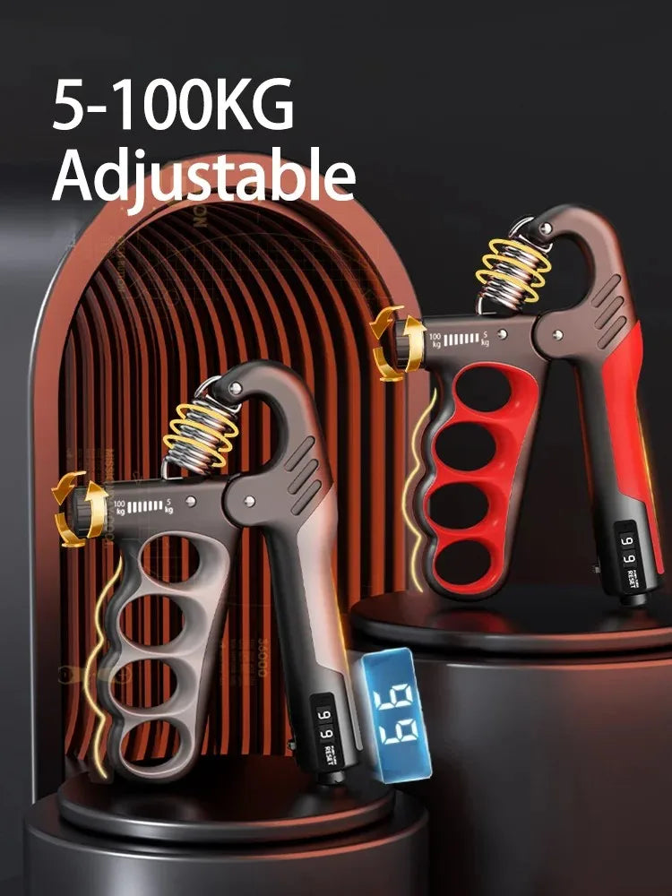 Adjustable Hand Grip Strengthener – 5–150kg Resistance