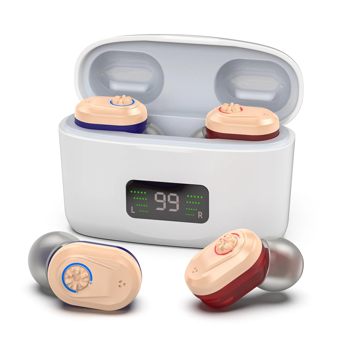 Wireless Mini Hearing Aid – Noise-Cancelling for Seniors