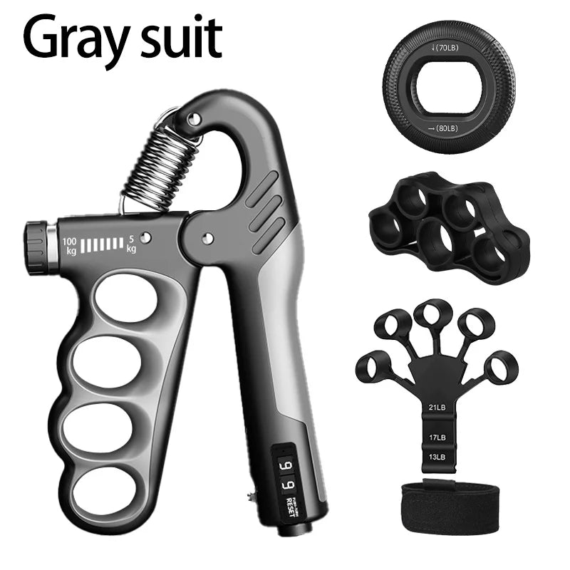 Adjustable Hand Grip Strengthener – 5–150kg Resistance