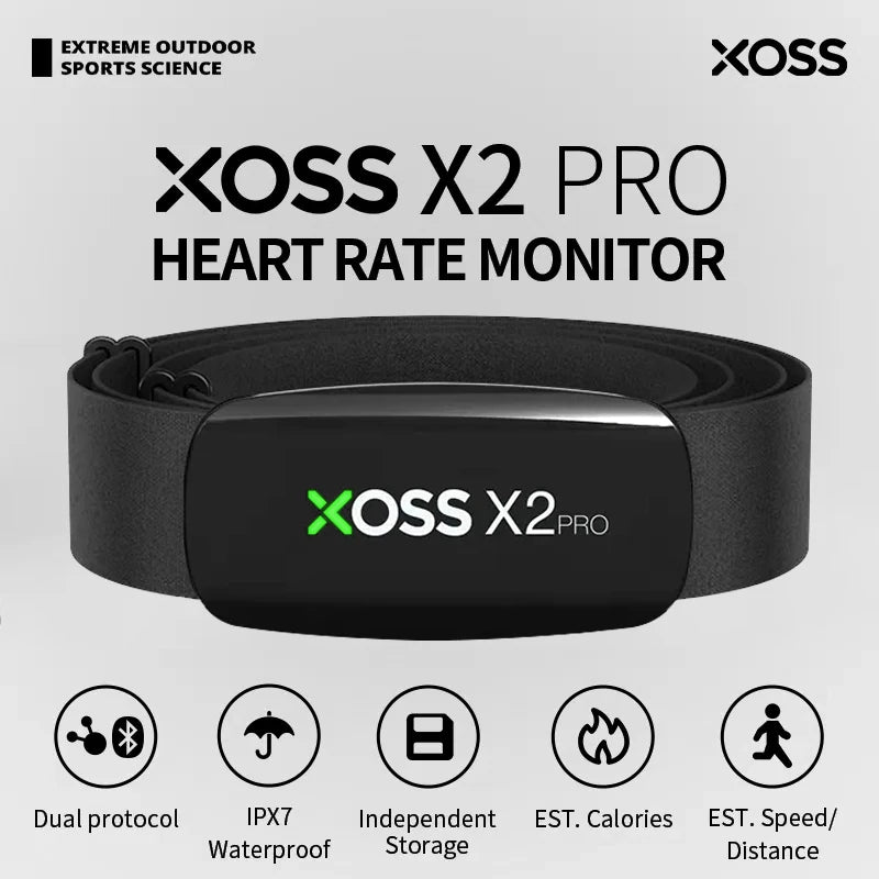X2 Pro Heart Rate Monitor – Rechargeable Sensor