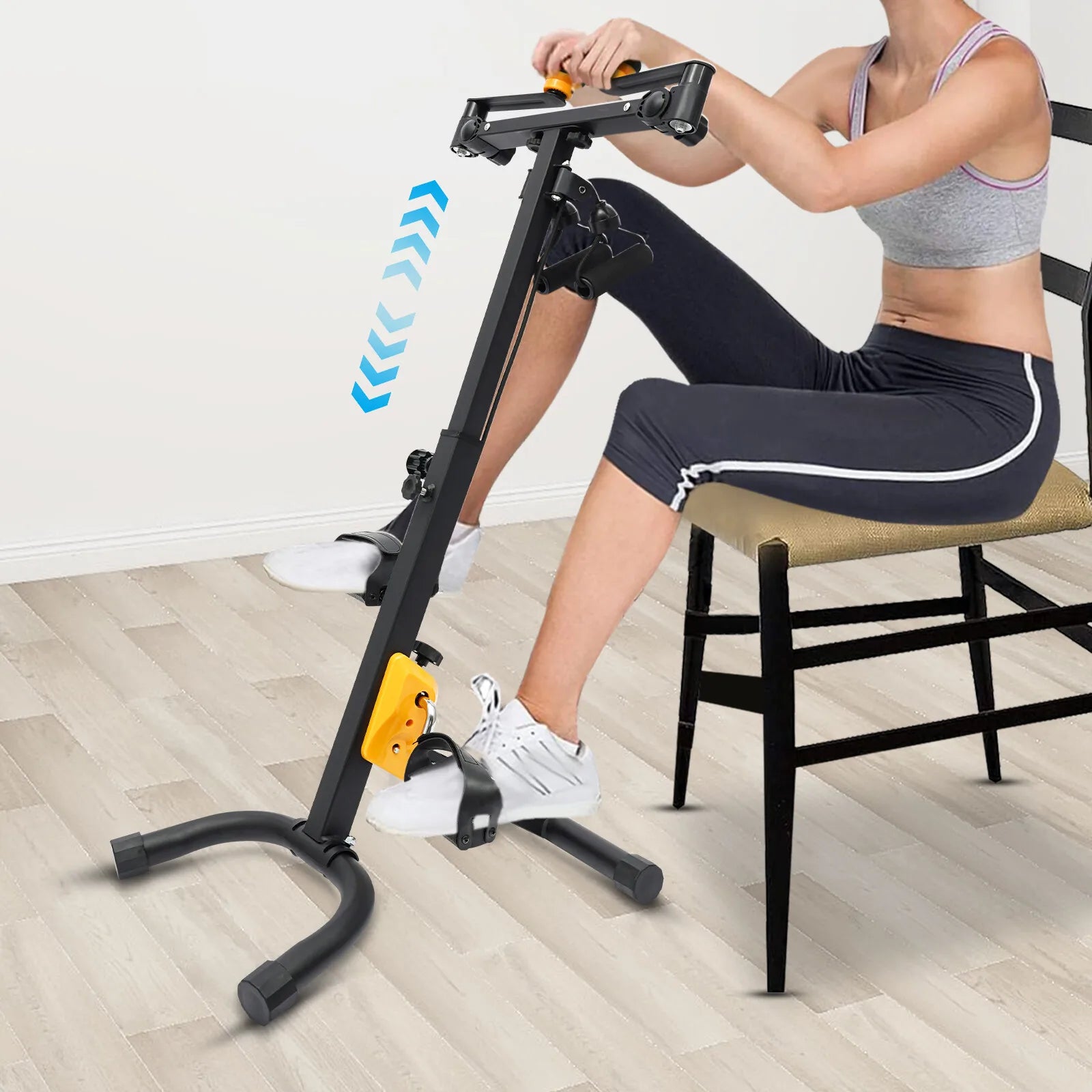 Foldable Pedal Exerciser Bike – Adjustable for Seniors