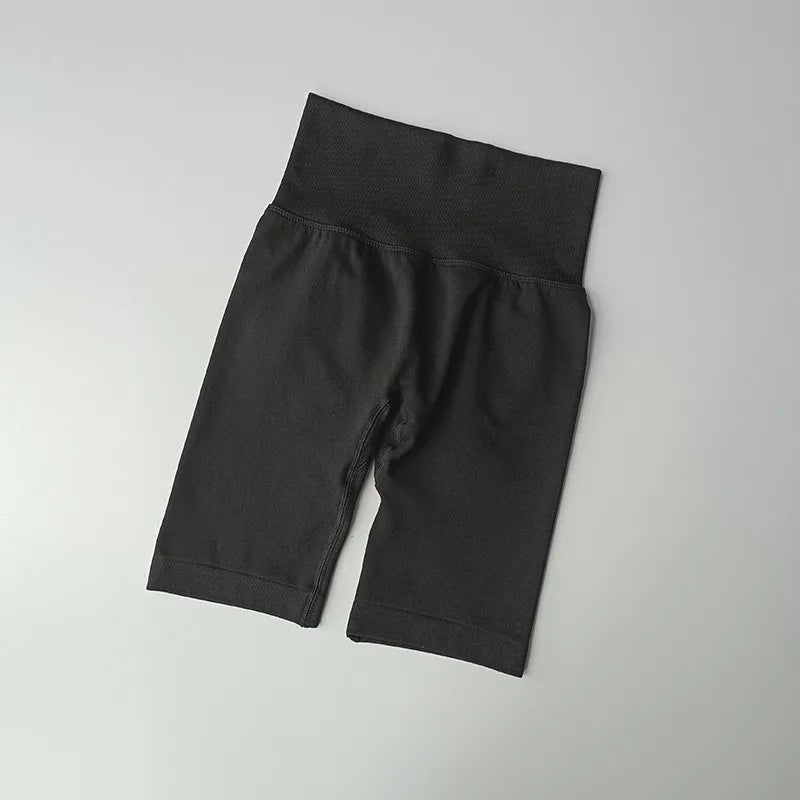 Women’s High-Waist Yoga Shorts – Hip Push-Up