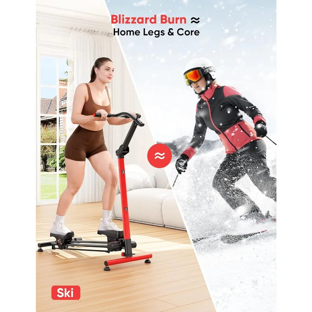 Adjustable Home Fitness Stair Stepper – Ski Simulation