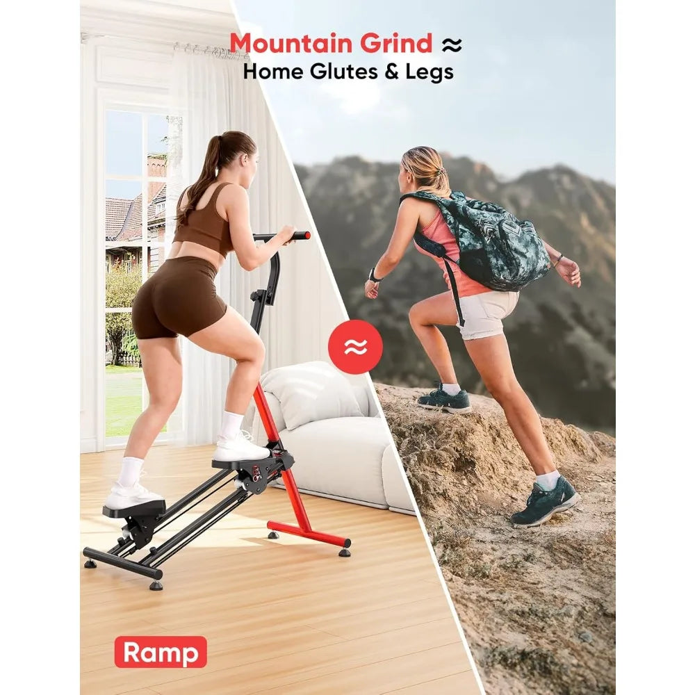Adjustable Home Fitness Stair Stepper – Ski Simulation