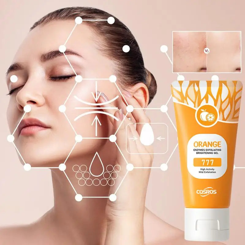 Orange Exfoliating Gel – Facial & Body Scrub 50g