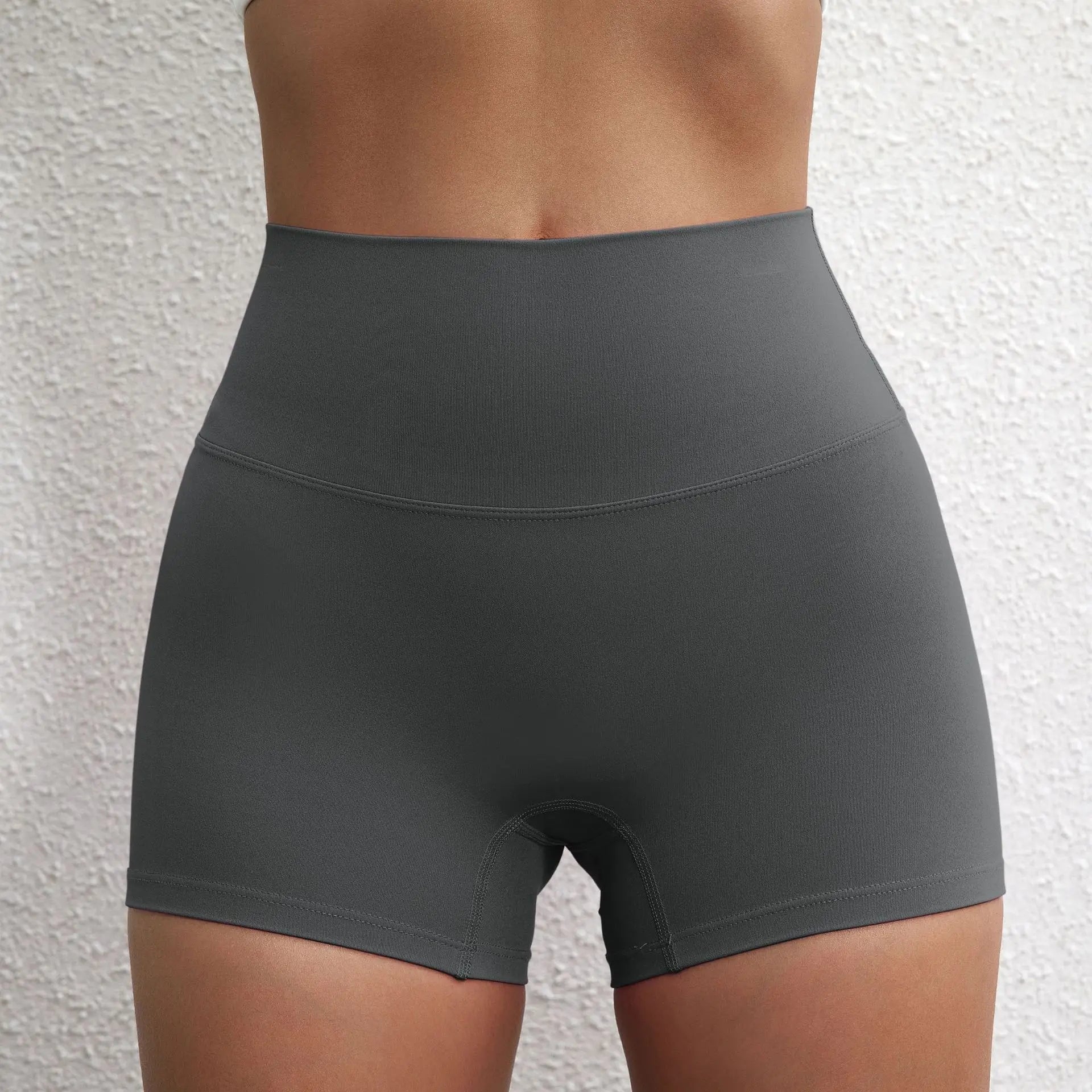GymHUB High-Waist Hip-Lifting Yoga Shorts – 3/4 Length