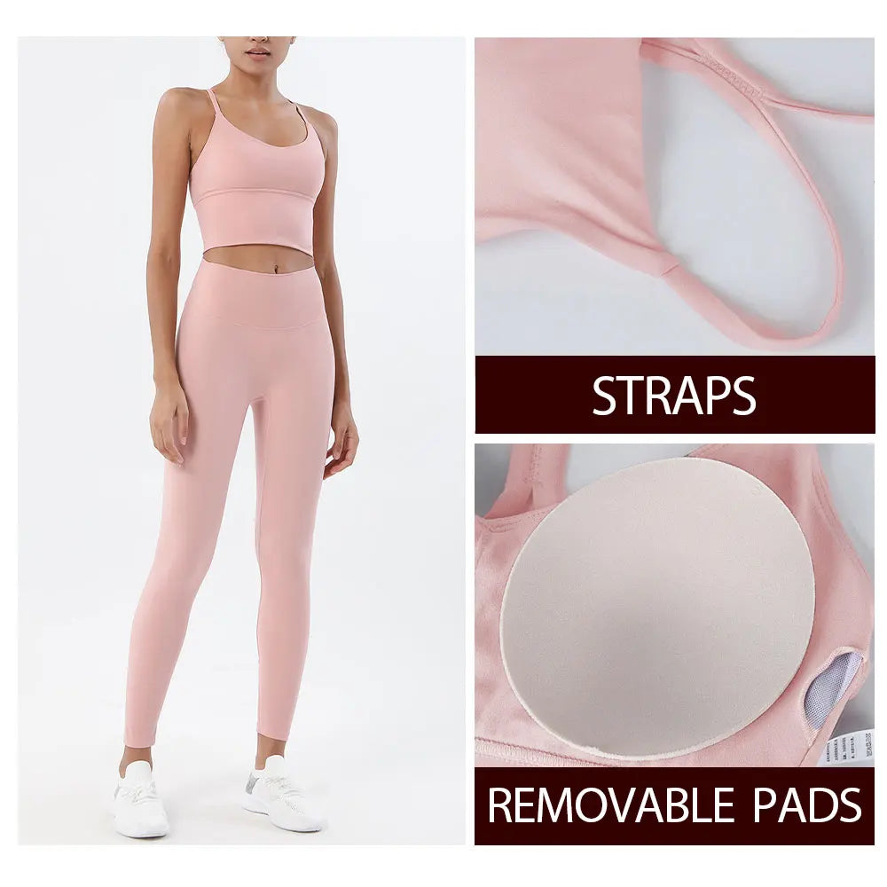 Women’s 2-Piece Gym Set – Sports Bra & Leggings