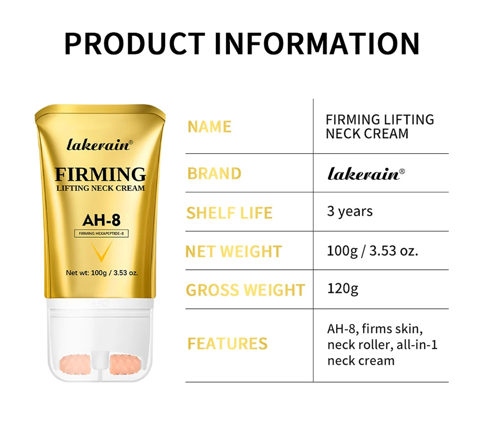 AH-8 Firming Neck Cream – Moisturizing & Anti-Crepey