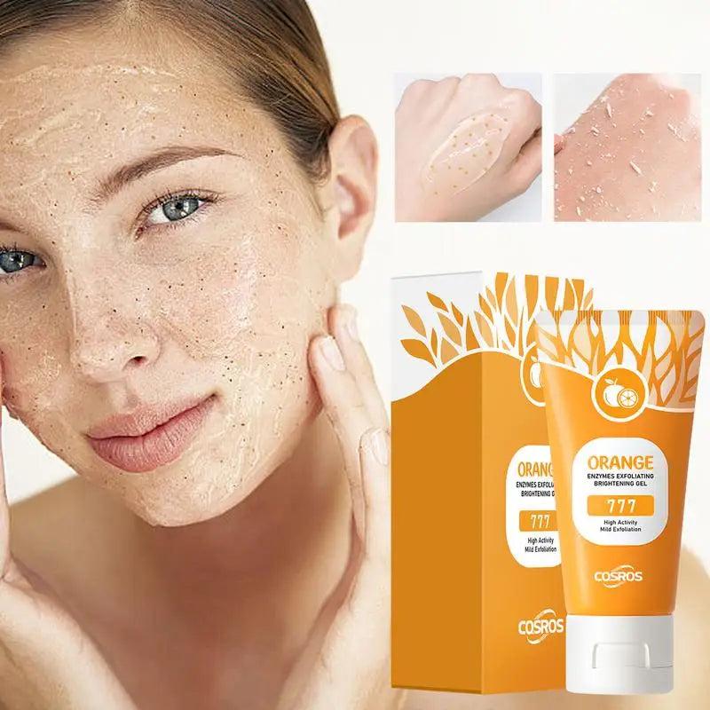 Orange Exfoliating Gel – Facial & Body Scrub 50g