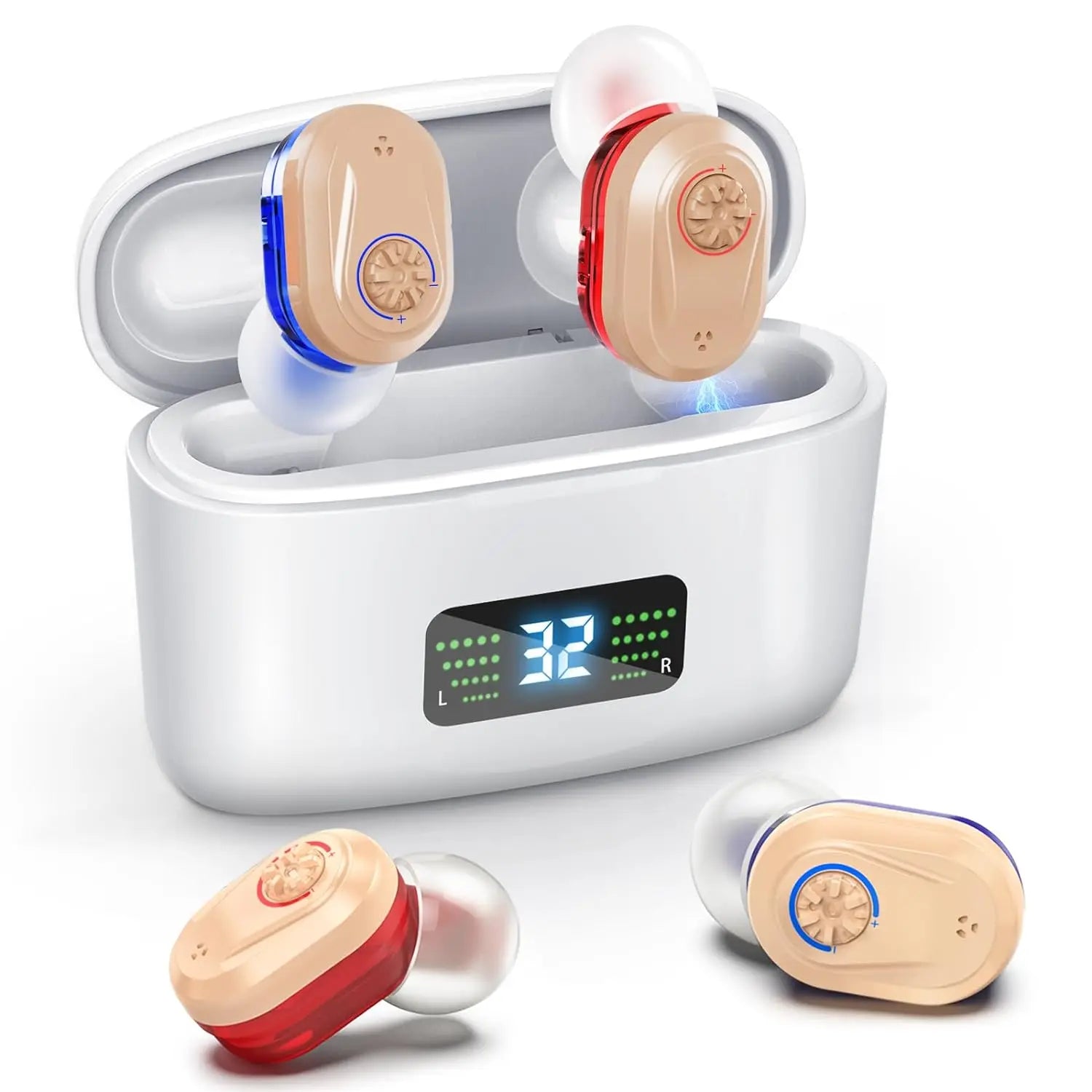Wireless Mini Hearing Aid – Noise-Cancelling for Seniors
