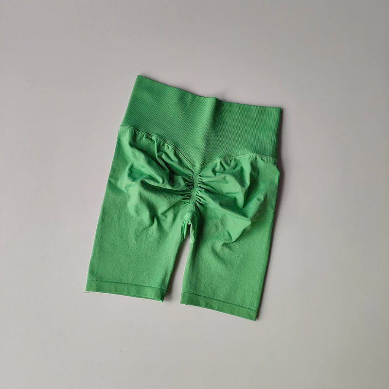 Women’s High-Waist Yoga Shorts – Hip Push-Up