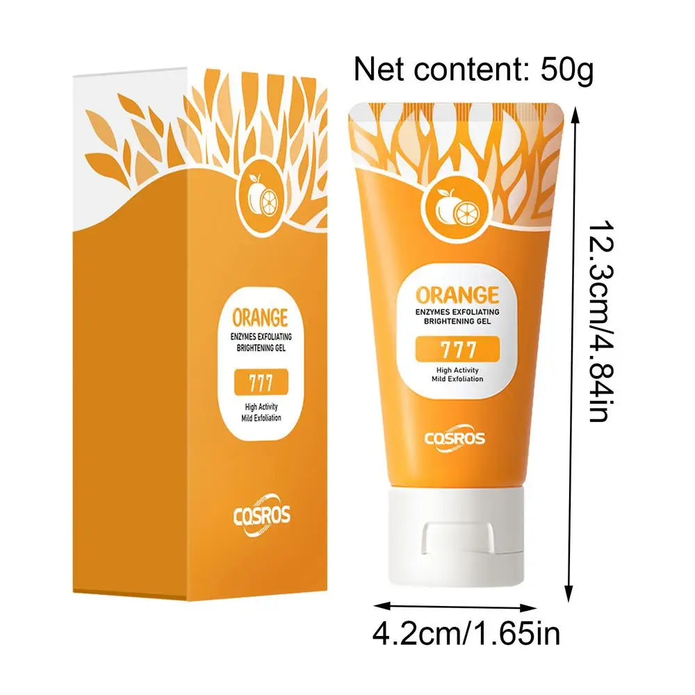 Orange Exfoliating Gel – Facial & Body Scrub 50g