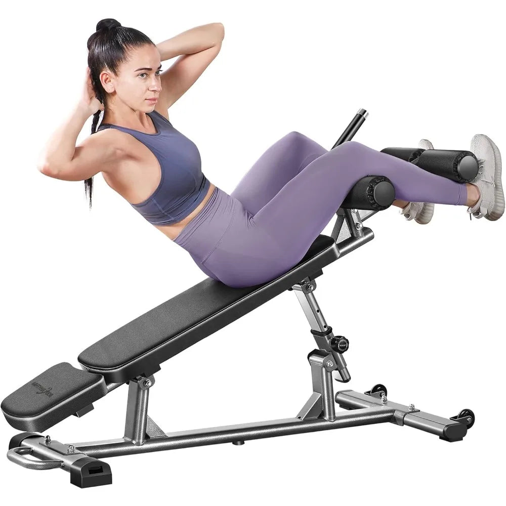 Adjustable Sit-Up & Weight Bench – 4 Heights