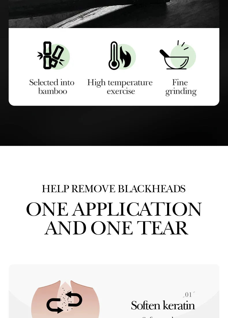 Bamboo Charcoal Blackhead Remover Peel-Off Mask