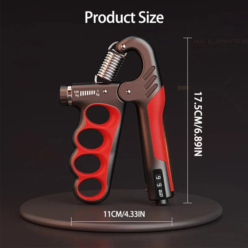 Adjustable Hand Grip Strengthener – 5–150kg Resistance