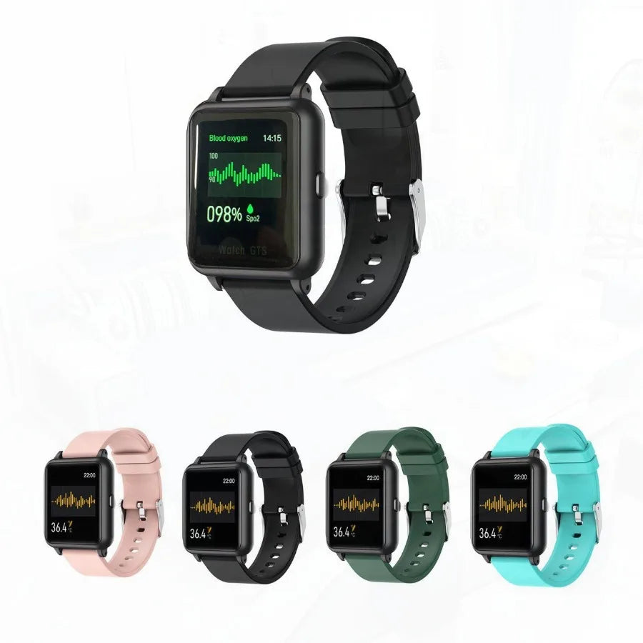 Smart Watch with Oximeter, Thermometer & Pulse Monitor