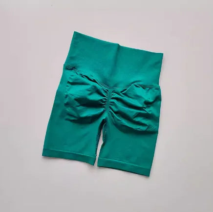 Women’s High-Waist Yoga Shorts – Hip Push-Up