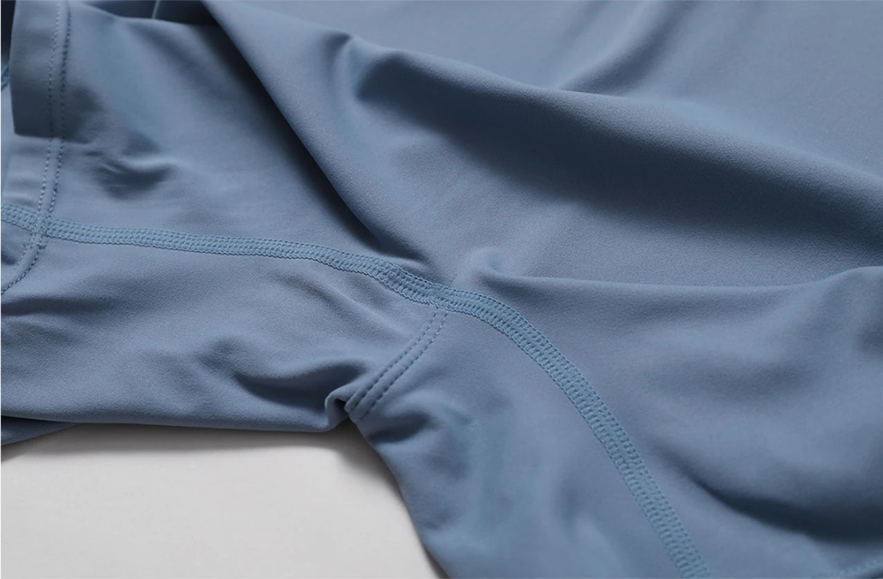 Nude One-Piece Yoga Jumpsuit – Short Sleeve