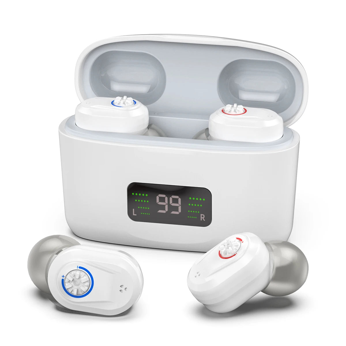Wireless Mini Hearing Aid – Noise-Cancelling for Seniors