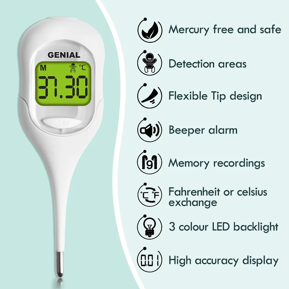 Digital Basal Thermometer – 9-Second Reading